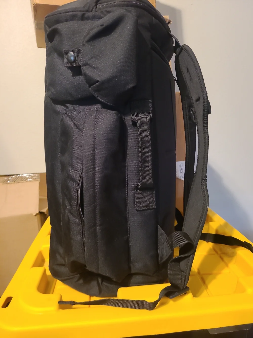 Under Armour Project Rock PRJCT-3 Duffle Bag Backpack Black Gray Gym Casual